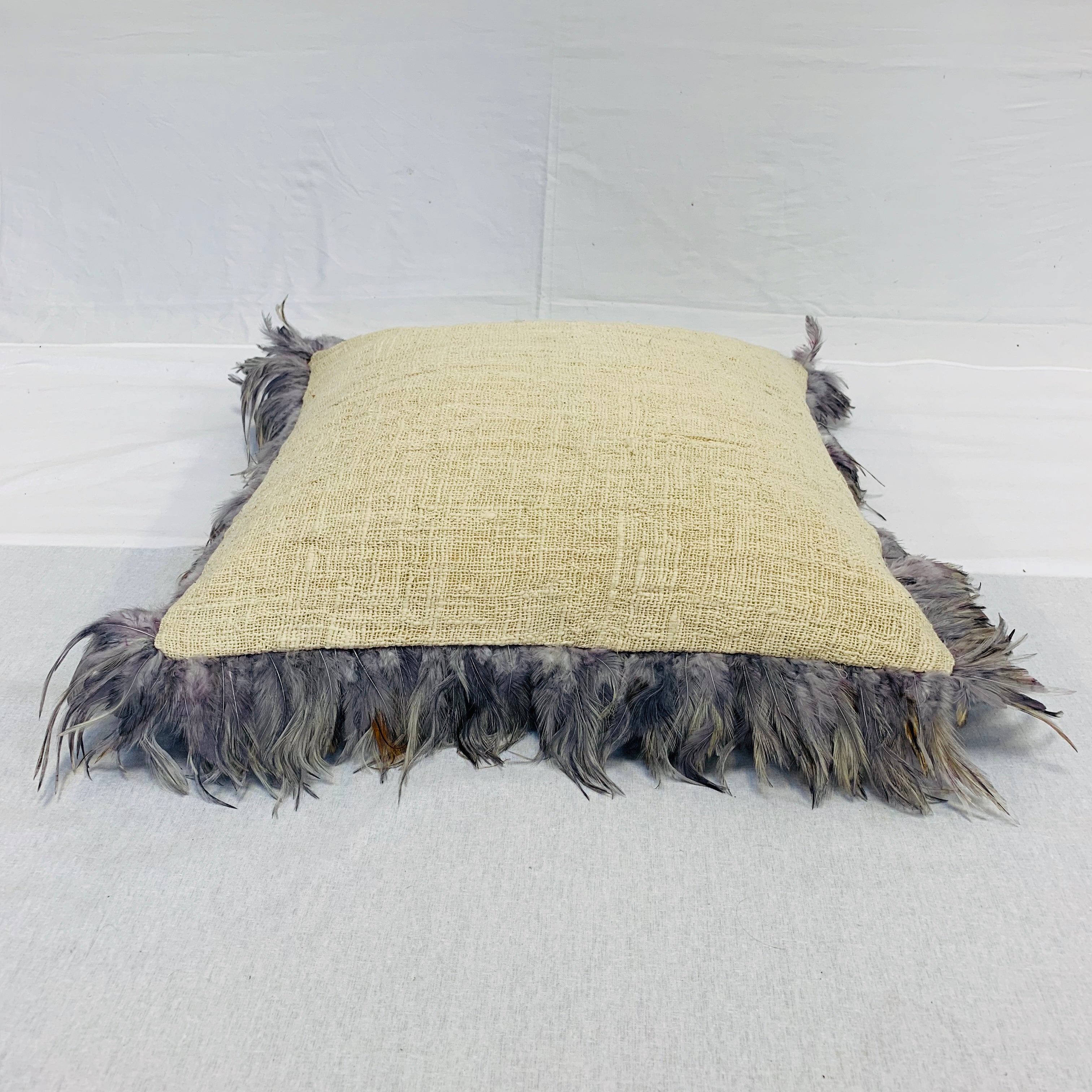 FEATHERED CUSHION COVER